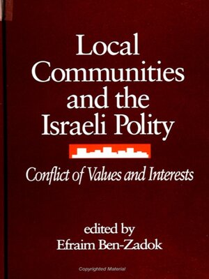 cover image of Local Communities and the Israeli Polity